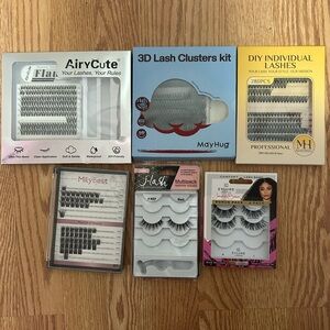 Eyelash Clusters & Strip Lashes Set